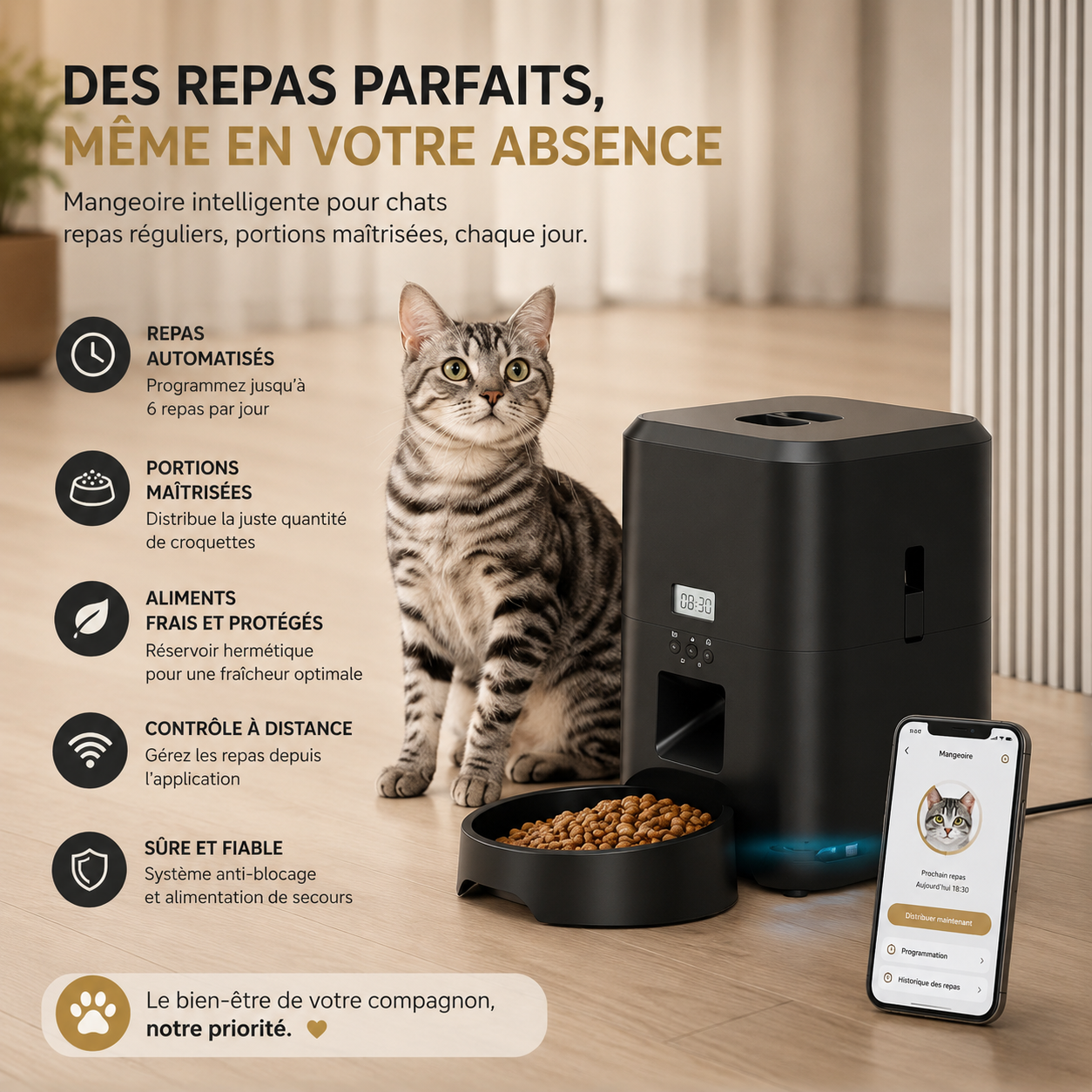 Pawzen™ SmartMeal – Des repas parfaits, même en votre absence