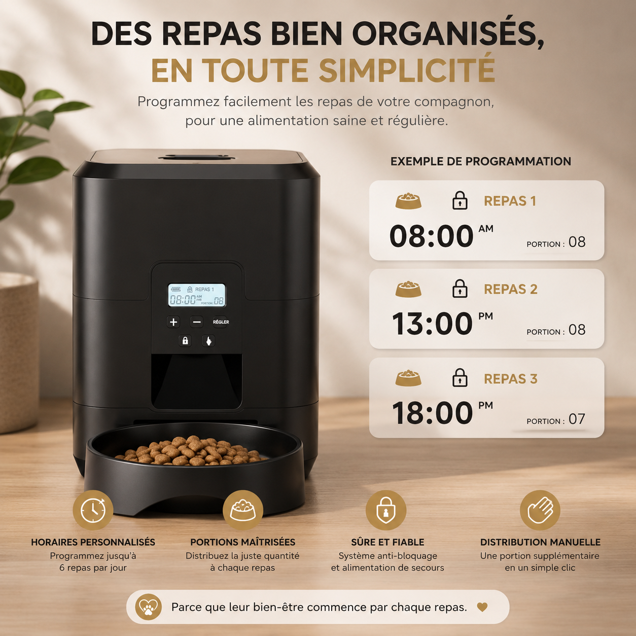Pawzen™ SmartMeal – Des repas parfaits, même en votre absence