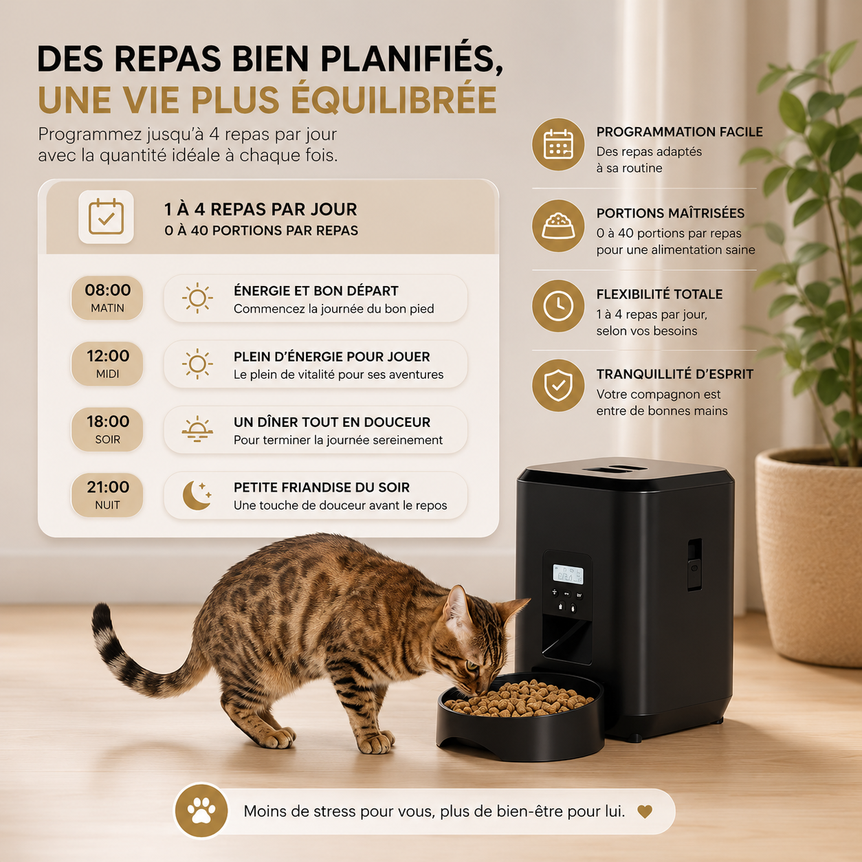 Pawzen™ SmartMeal – Des repas parfaits, même en votre absence