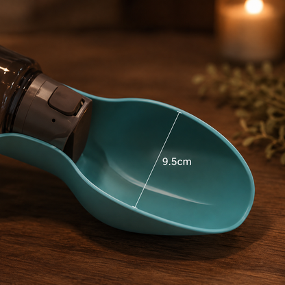 Gourde Portable pour Chien 800 ml avec Gamelle Intégrée – Distributeur d'Eau Anti-Fuite pour Voyage et Promenade
